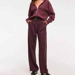 NWT Abercrombie The A&F Sloane Tailored Pant Curve Love
